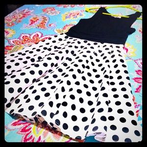 Black & White Polka Dot Dress